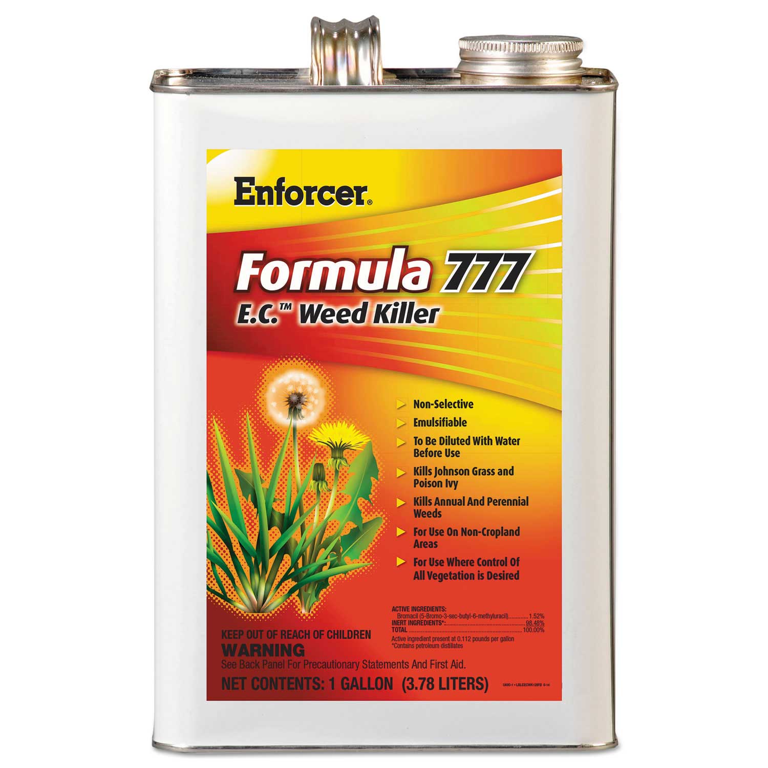 Formula 777 E.C. Weed Killer, Non-Cropland, 1 gal Can, 4/Carton Formula 777 E.C. Weed Killer, Non-Cropland, 1 gal Can, 4/Carton