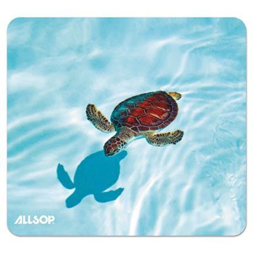 Allsop Turtle Design Naturesmart Mouse Pad, 8.5 X 8 Inch