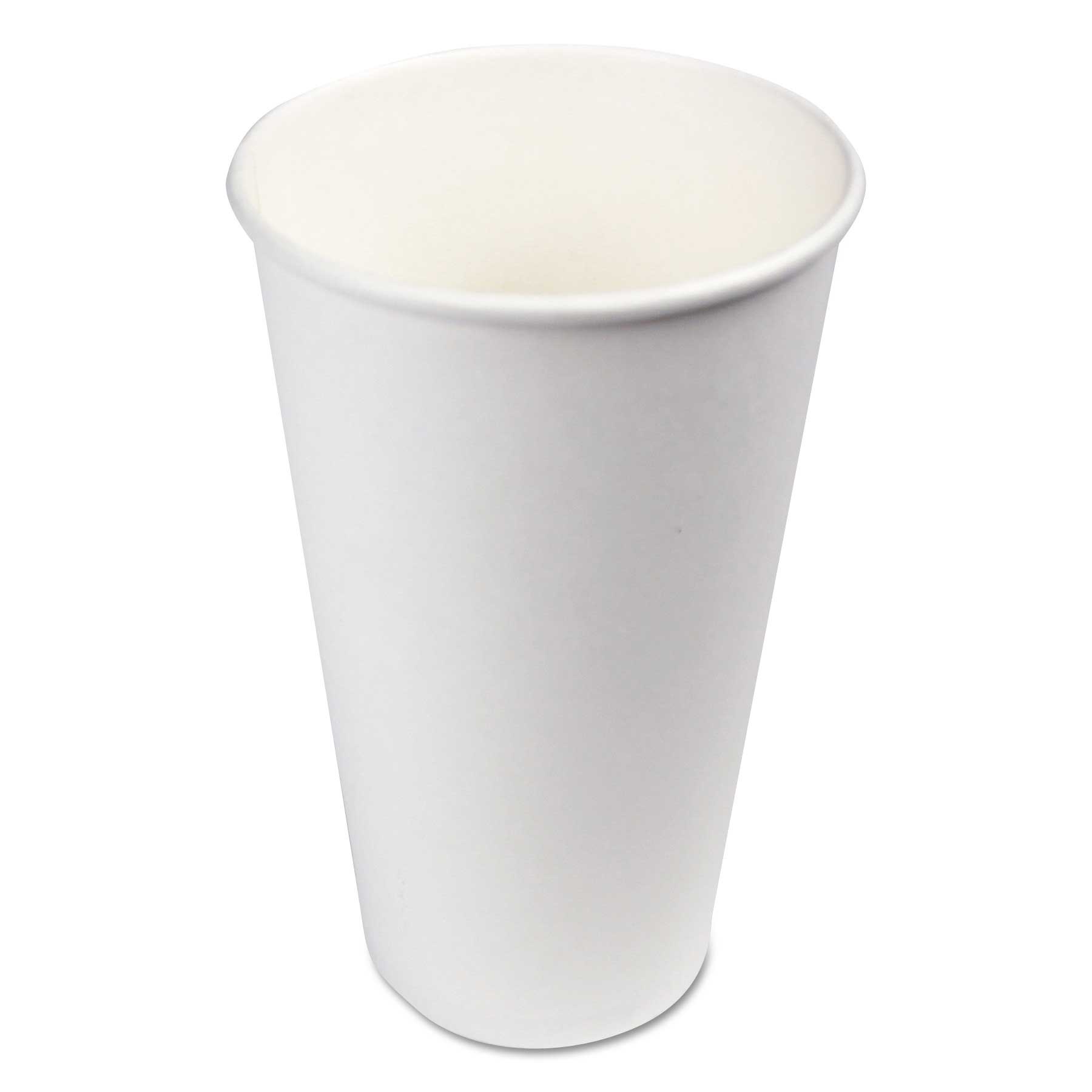 Boardwalk White Paper Hot Cups, 20 Ounce -- 600 per case ...
