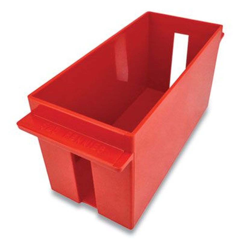 ControlTek Plastic Red Stackable Pennies 1 Compartment Extra-Capacity ...