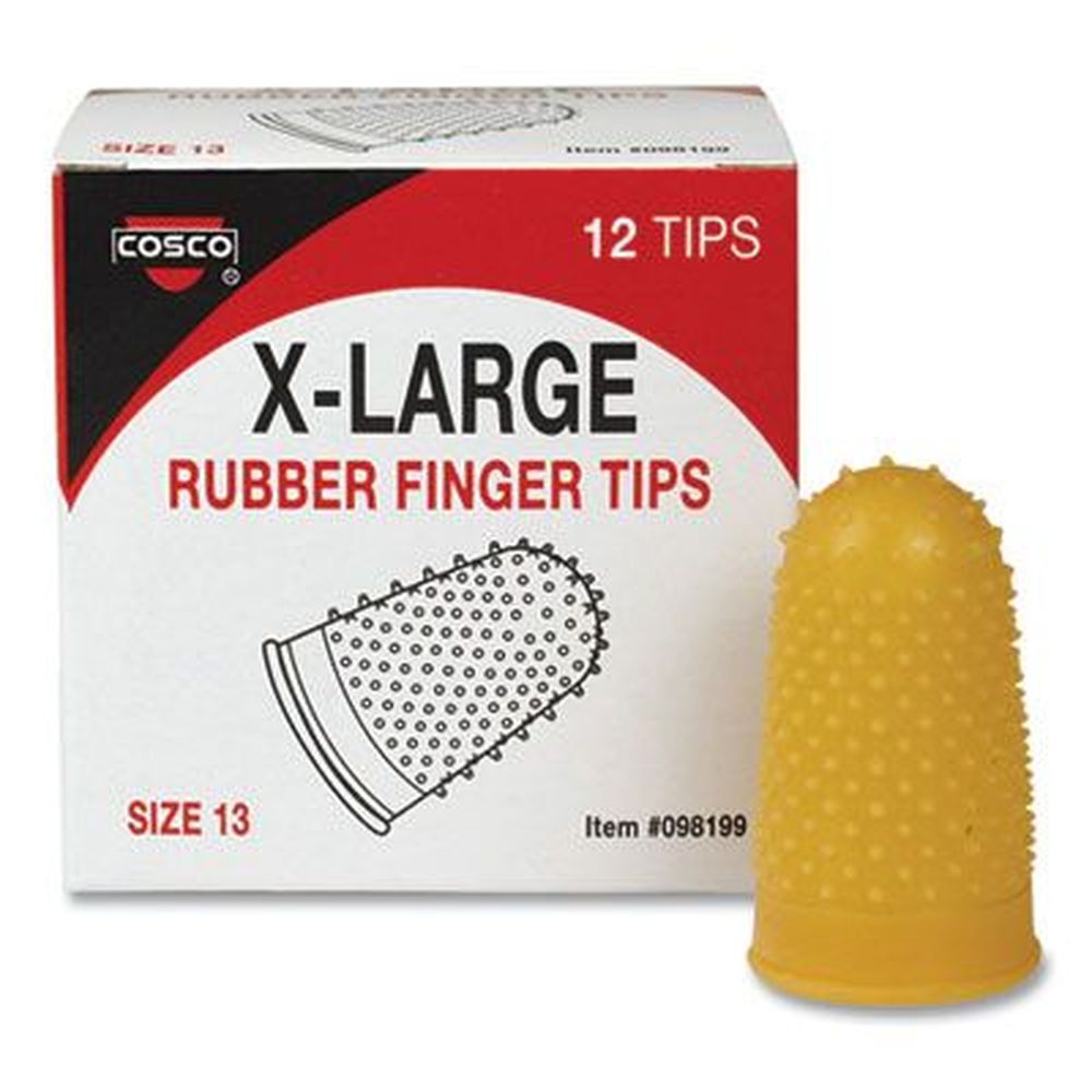 Cosco Amber Extra Large Size 13 Fingertip Pad 12 per case