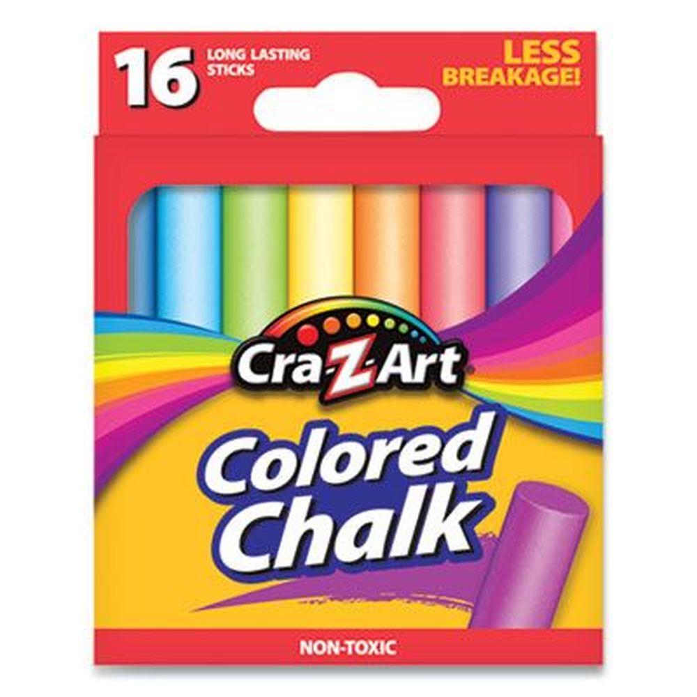 Cra-Z-Art Chalk - Color 16 Count Cra-Z-Art 16-piece Washable