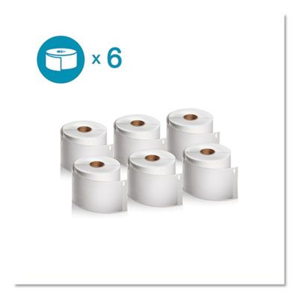 Dymo Labelwriter White Shipping Label, 2.31 X 4 Inch - 300 Per Roll -- 6 Rolls Per Pack