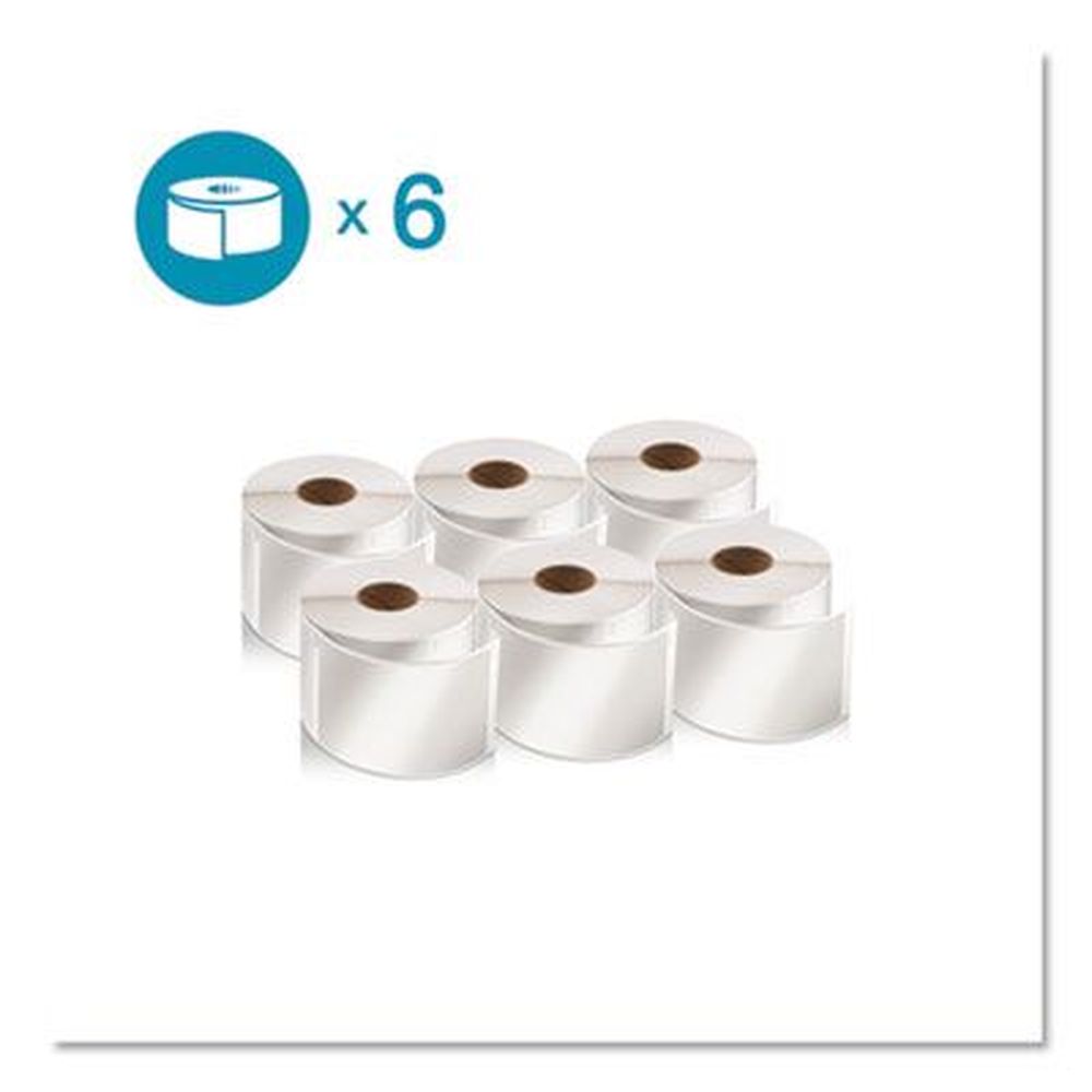 Dymo Labelwriter White Shipping Label, 2.31 X 4 Inch - 220 Per Roll -- 6 Rolls Per Pack