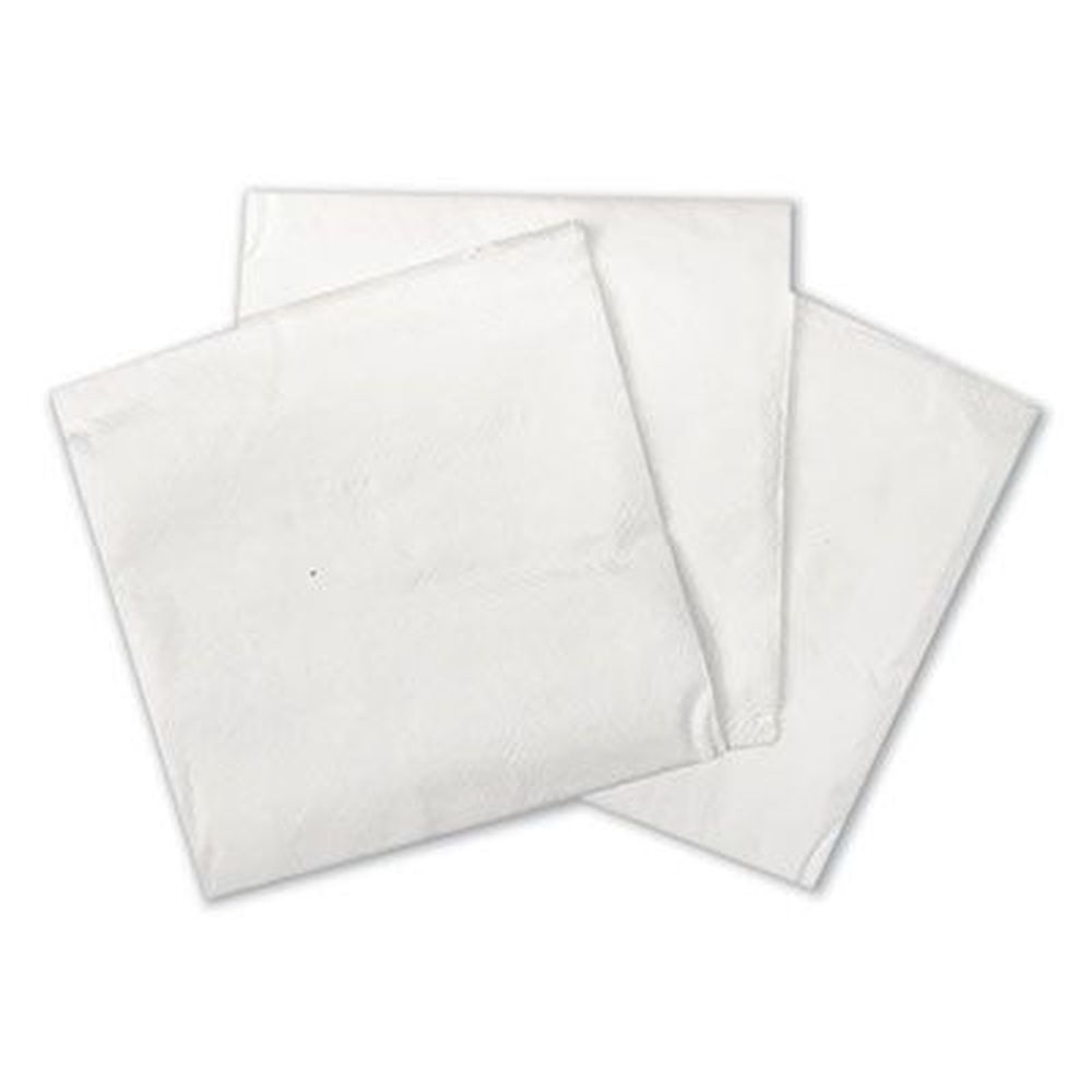 Gen White Paper 1-ply Cocktail Napkin, 9 X 9 Inch - 500 Per Pack -- 8 Packs Per Case