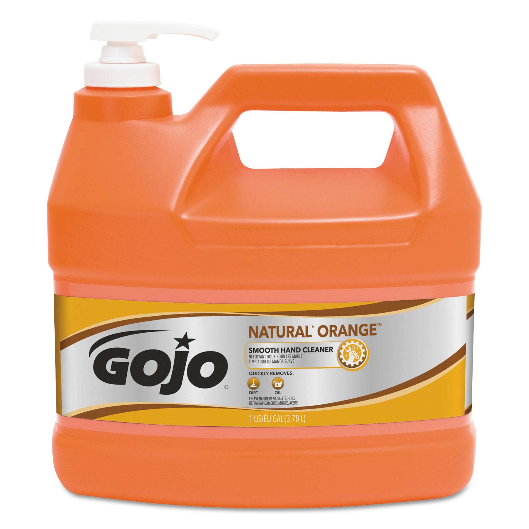 NATURAL ORANGE Smooth Hand Cleaner, Citrus Scent, 1 gal Pump Dispenser, 4/Carton NATURAL ORANGE Smooth Hand Cleaner, Citrus Scent, 1 gal Pump Dispenser, 4/Carton