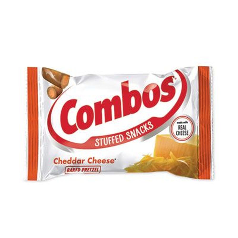 Combos Cheddar Cheese Baked Pretzel, 1.8 Ounce Bag -- 18 Bags Per Case