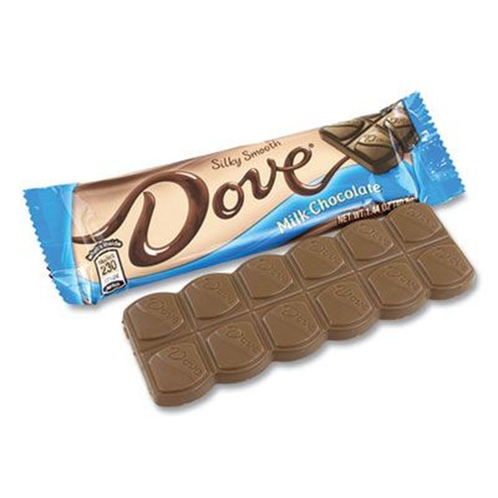 Dove Milk Chocolate Bar, 1.44 Ounce -- 18 bars per case