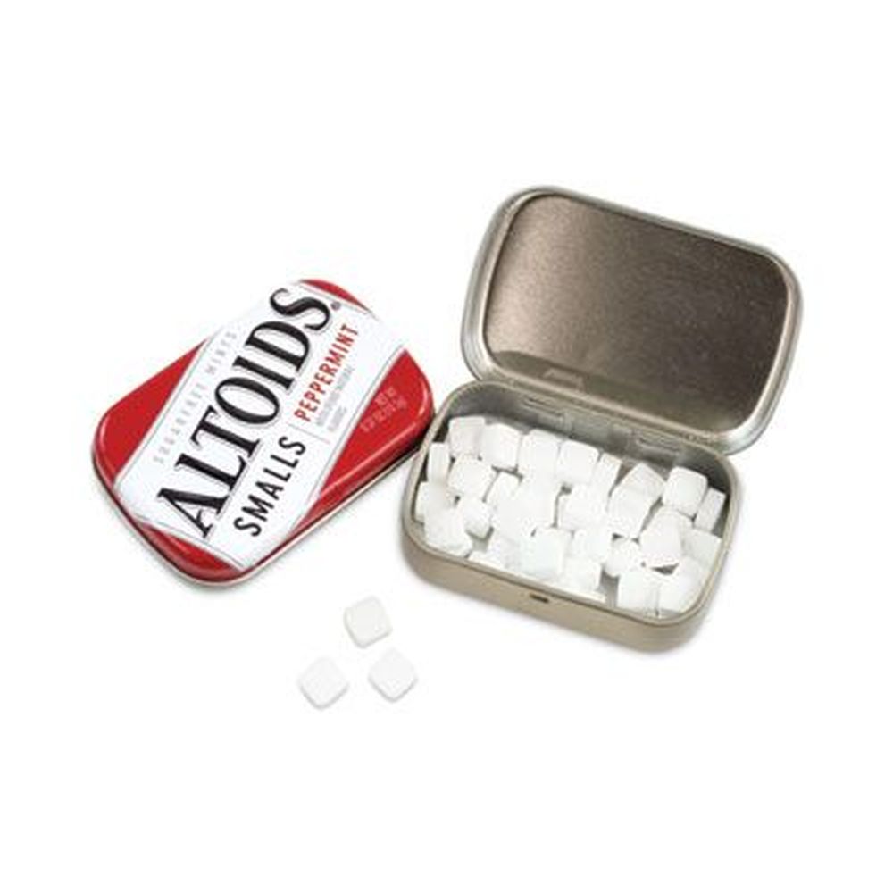 Altoids Peppermint Smalls Sugar Free Mints, 0.37 Ounce Tin -- 9 Tins Per Pack