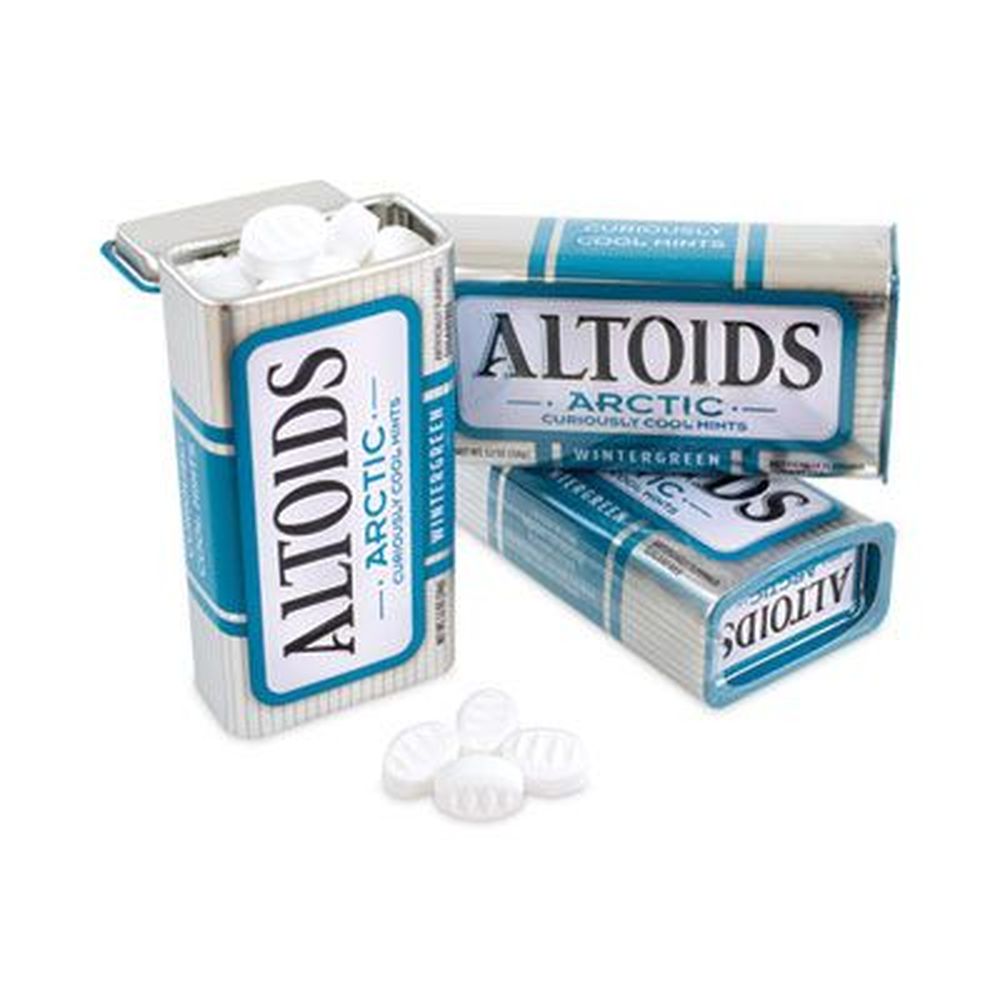 Altoids Arctic Wintergreen Mints, 1.2 Ounce Tin -- 8 Tins Per Pack