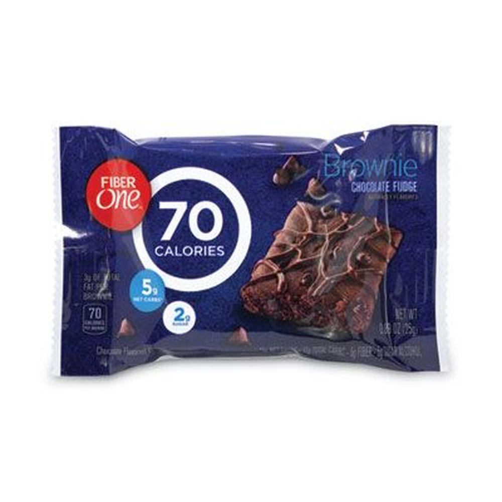 Fiber One 0.89 Ounce 70 Calorie Chocolate Fudge Brownies, 40 Count