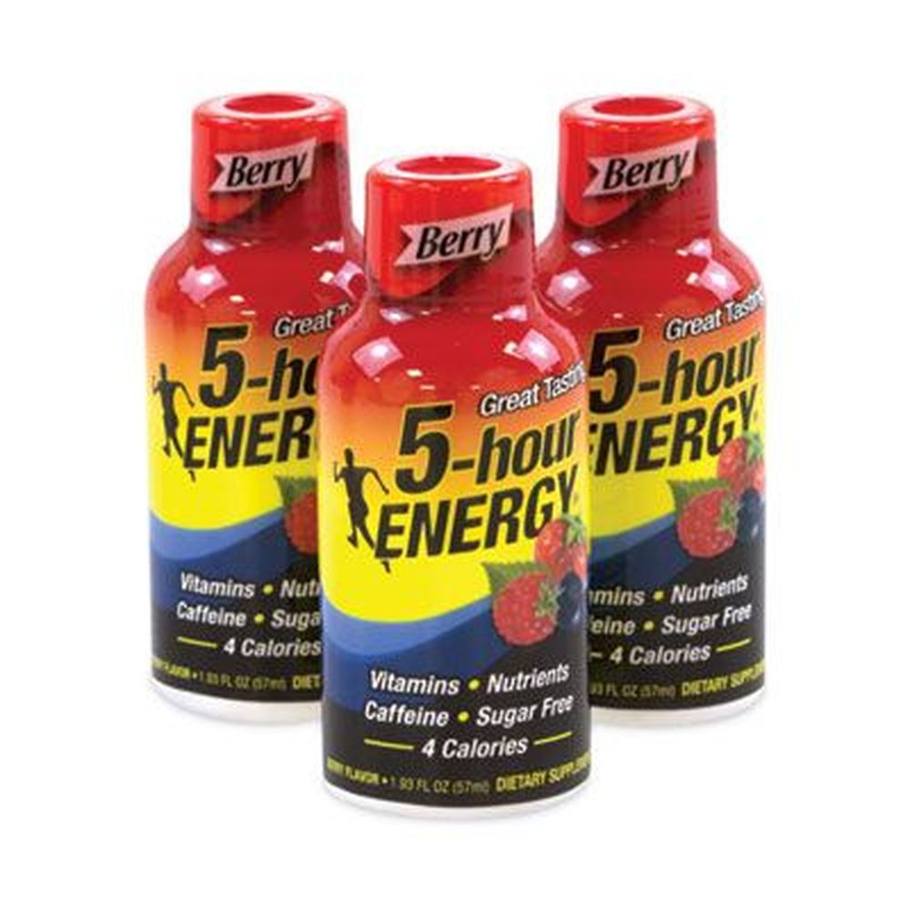 5 Hour Energy Berry Energy Drink, 1.93 Ounce Bottle -- 24 Per Pack
