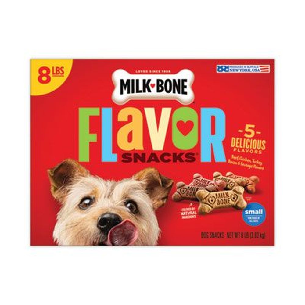 Milk Bone Flavor Snacks Dog Biscuits 8 Pound Box