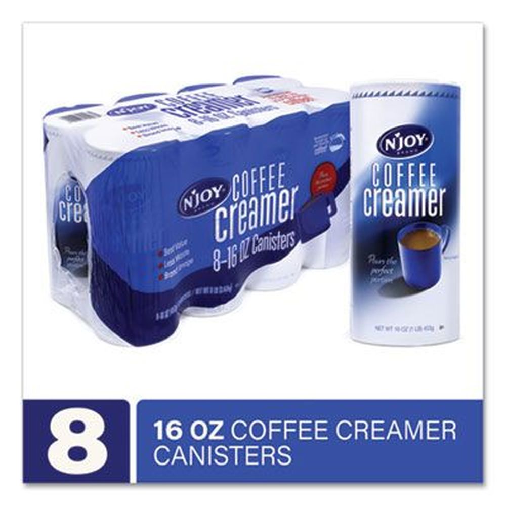 Njoy NonDairy Coffee Creamer, 16 Ounce Canister 8 per case