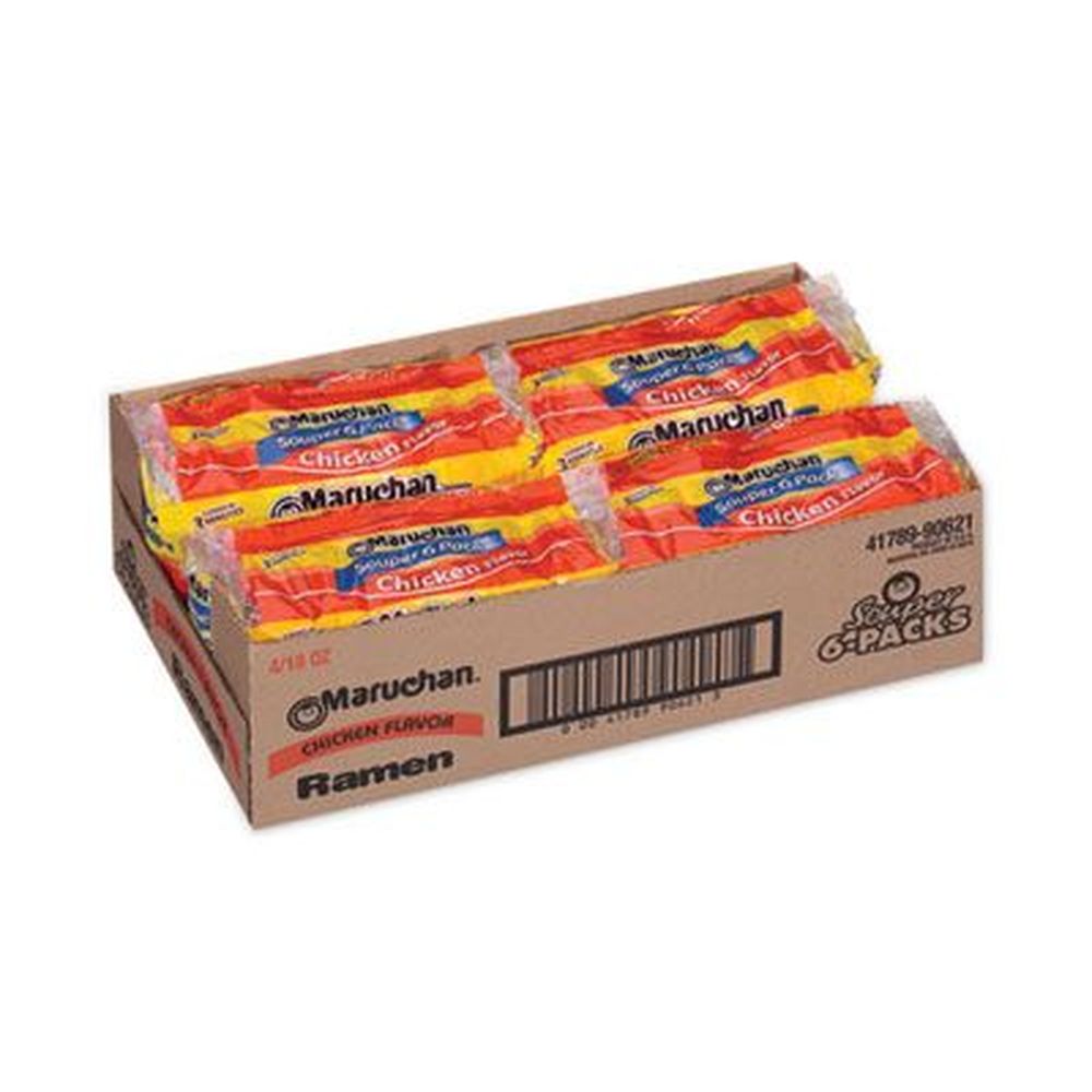 Maruchan Chicken Flavor Ramen Noodle Soup, 18 Ounce Pack