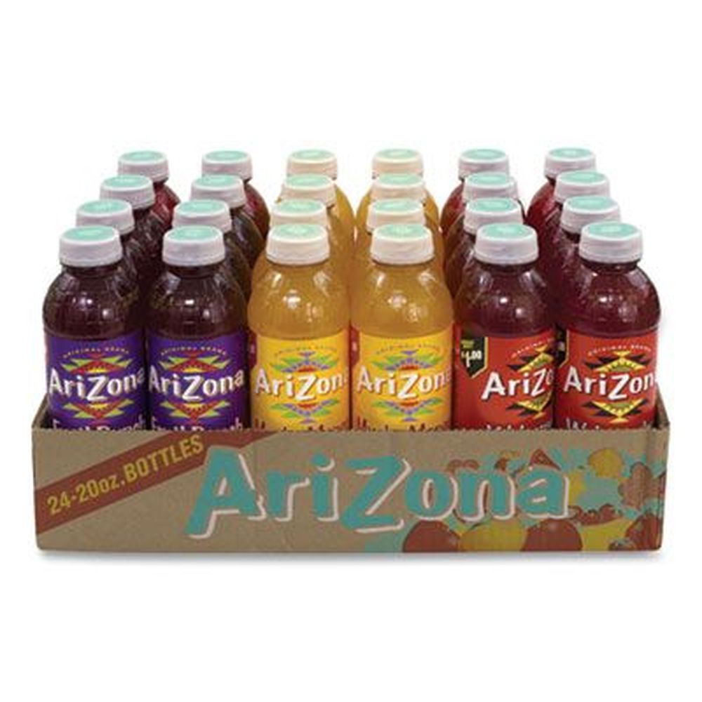 Arizona Fruit Punch/mucho Mango/watermelon Juice - Variety Pack, 20 Ounce Can -- 24 Per Pack