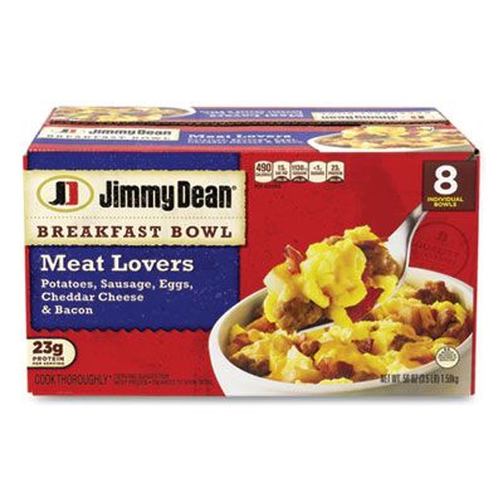 Jimmy Dean Meat Lovers Breakfast Bowl, 56 Ounce Box -- 8 bowls per box