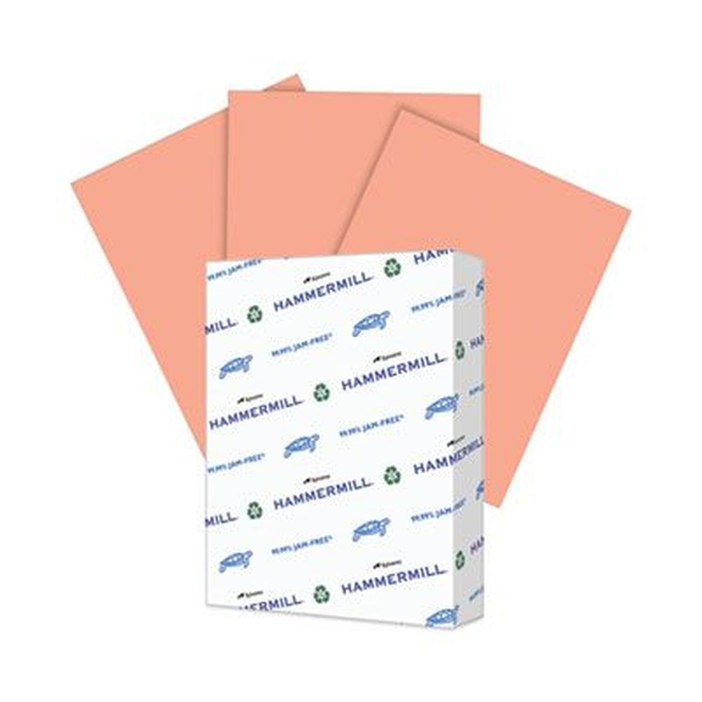 Hammermill Salmon Print Paper, 20 Pound Bond Weight -- 500 Per Ream