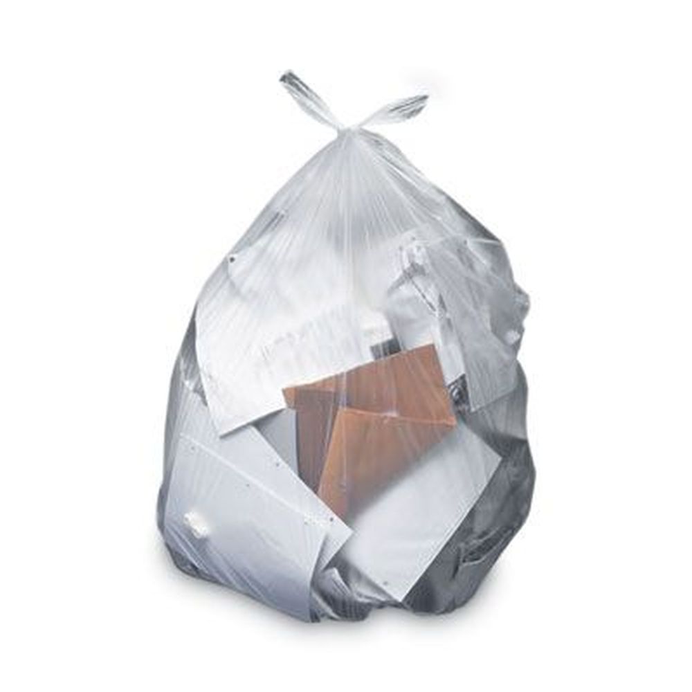 Heritage Clear 2 Mil Linear Low-density Can Liner, 55-60 Gallon Capacity -- 100 Per Case