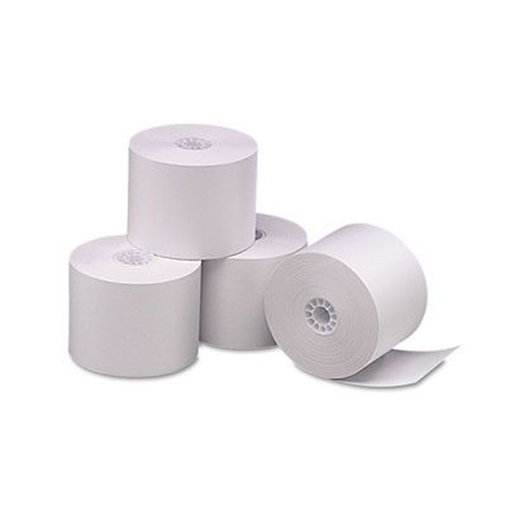 Iconex White Direct Thermal Printing Thermal Paper Roll, 2.25 Inch X 165 Feet -- 6 Per Pack
