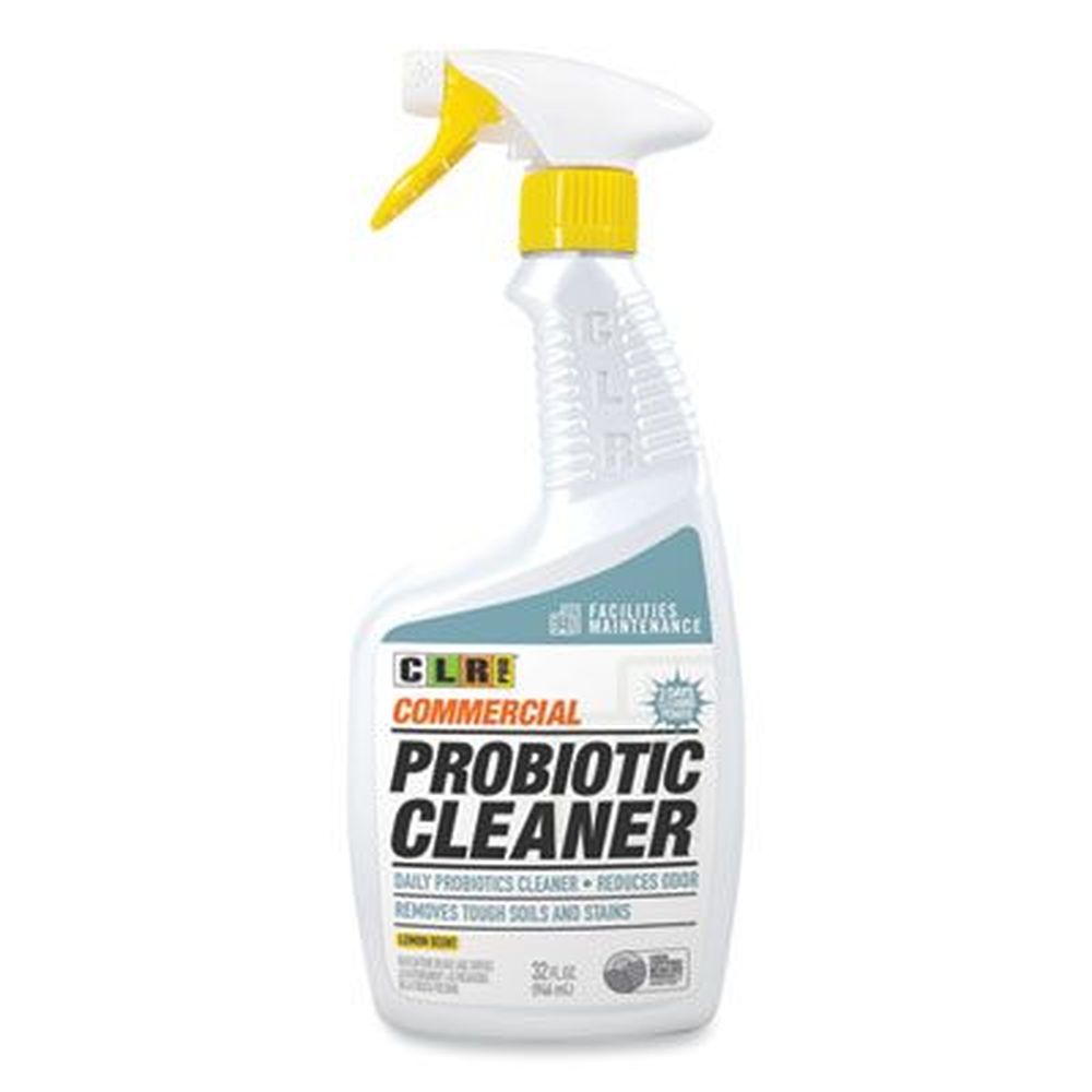 Clr Pro Lemon Scent Commercial Probiotic Cleaner, 32 Ounce Spray Bottle -- 6 Per Case