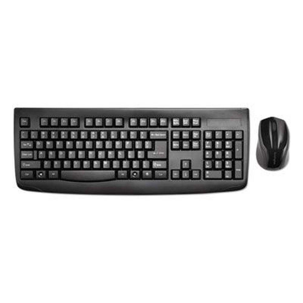 Kensington Black 2.4 Ghz Frequency/30 Ft Wireless Range Keyboard For Life Wireless Desktop Set