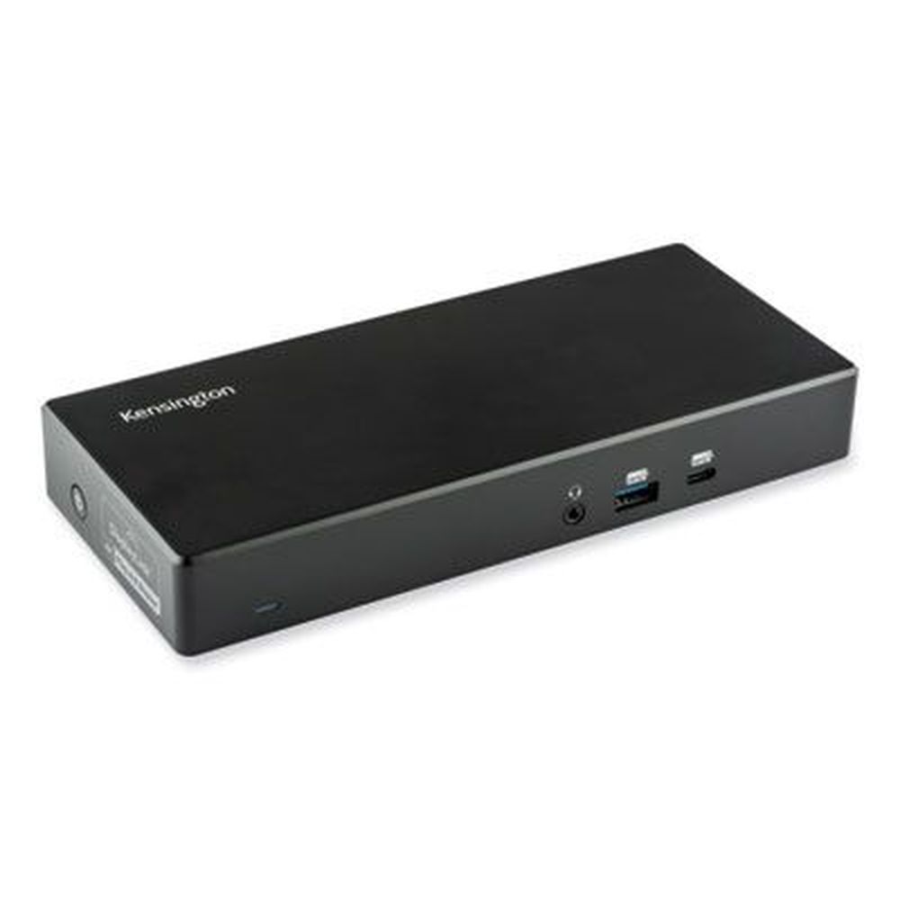 Kensington Black Sd4780p Universal Docking Station, 3.25 X 10.63 X 4.62 Inch
