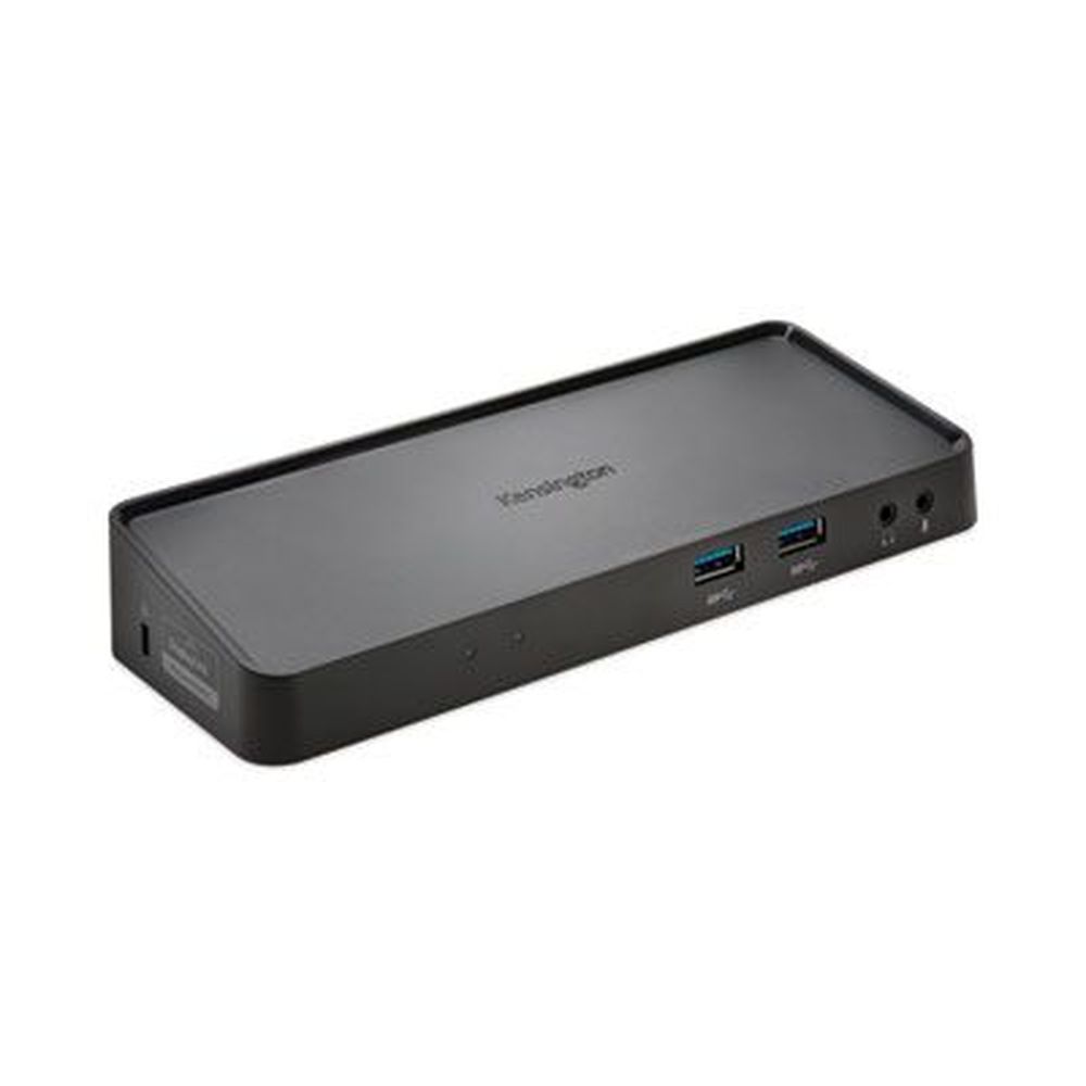 Kensington Black Sd3600 5 Gbps Usb 3.0 Dual 2k Docking Station, 9.5 X 9.63 X 6.5 Inch