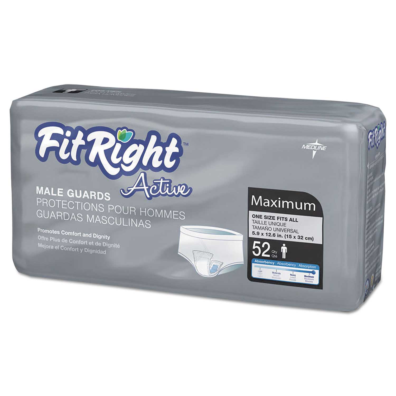 FitRight Active Male Guards, 6 FitRight Active Male Guards, 6