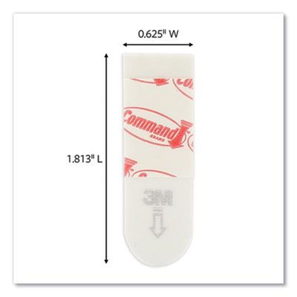 Command White Removable Poster Strips, Holds Up To 1 Pound Per Pair -- 136 Per Pack