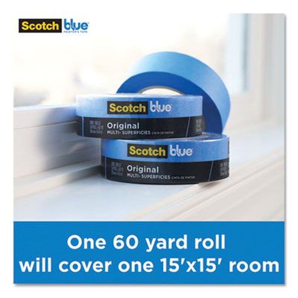 Visual Reference: Scotchblue 3 Inch Core Blue Original Multi Surface Painters Tape