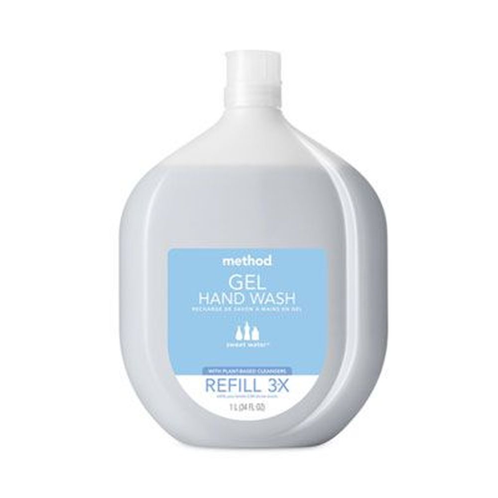 Method Sweetwater Hand Wash Gel Refill, 34 Ounce Tub -- 4 Per Case
