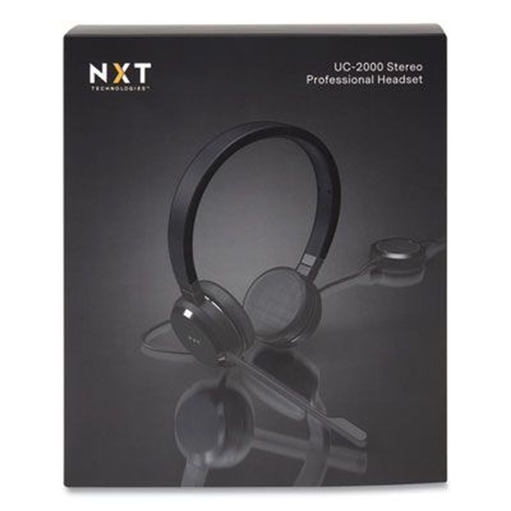 UC-2000 Binaural Over The Head Headset, Black