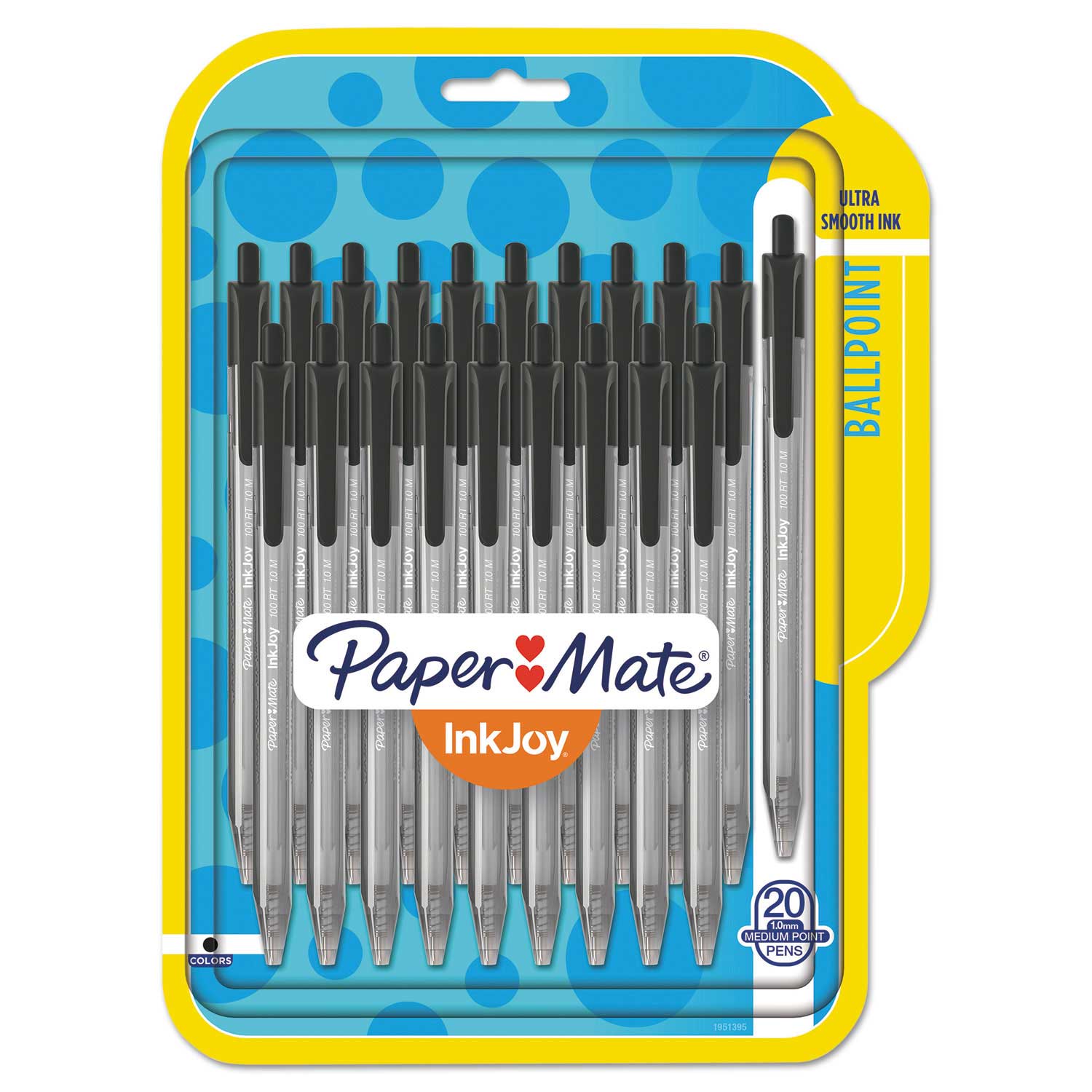 Paper Mate InkJoy 100 RT Medium mm Black Ink/Barrel Retractable - Main Image