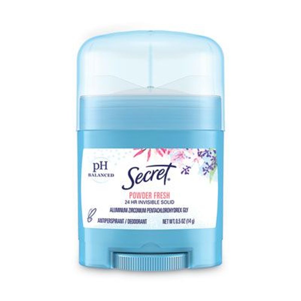 Secret Invisible Solid Powder Fresh Anti Perspirant And Deodorant, 0.5 Ounce Stick
