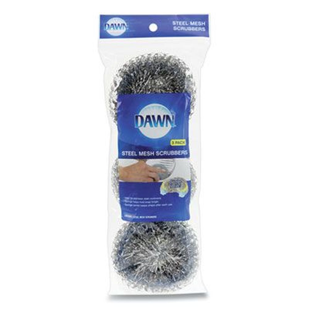 Pack De 3 Tampons à Récurer Dawn Ultra Steel - Gris/argent, Caoutchouc