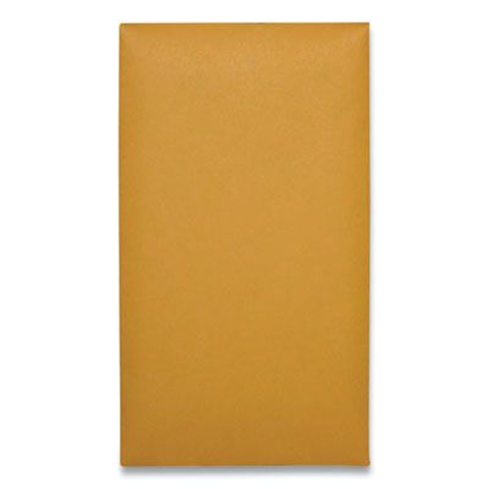 Quality Park Brown Kraft Number 6 Square Flap Clasp/gummed Closure Coin And Small Parts Envelope, 0.38 X 6 Inch -- 100 Per Box