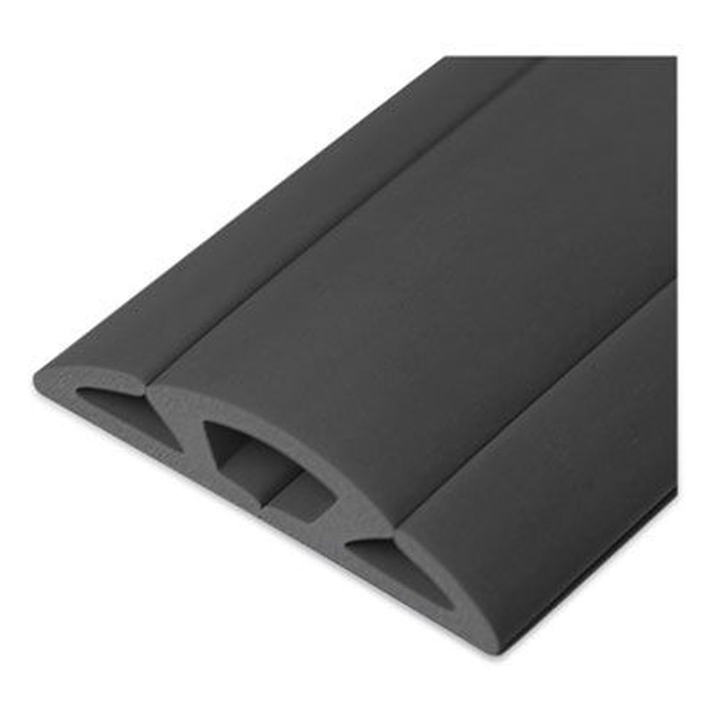 Ut Wire Gray Cord Protector And Concealer, 2.6 Inch X 5 Feet