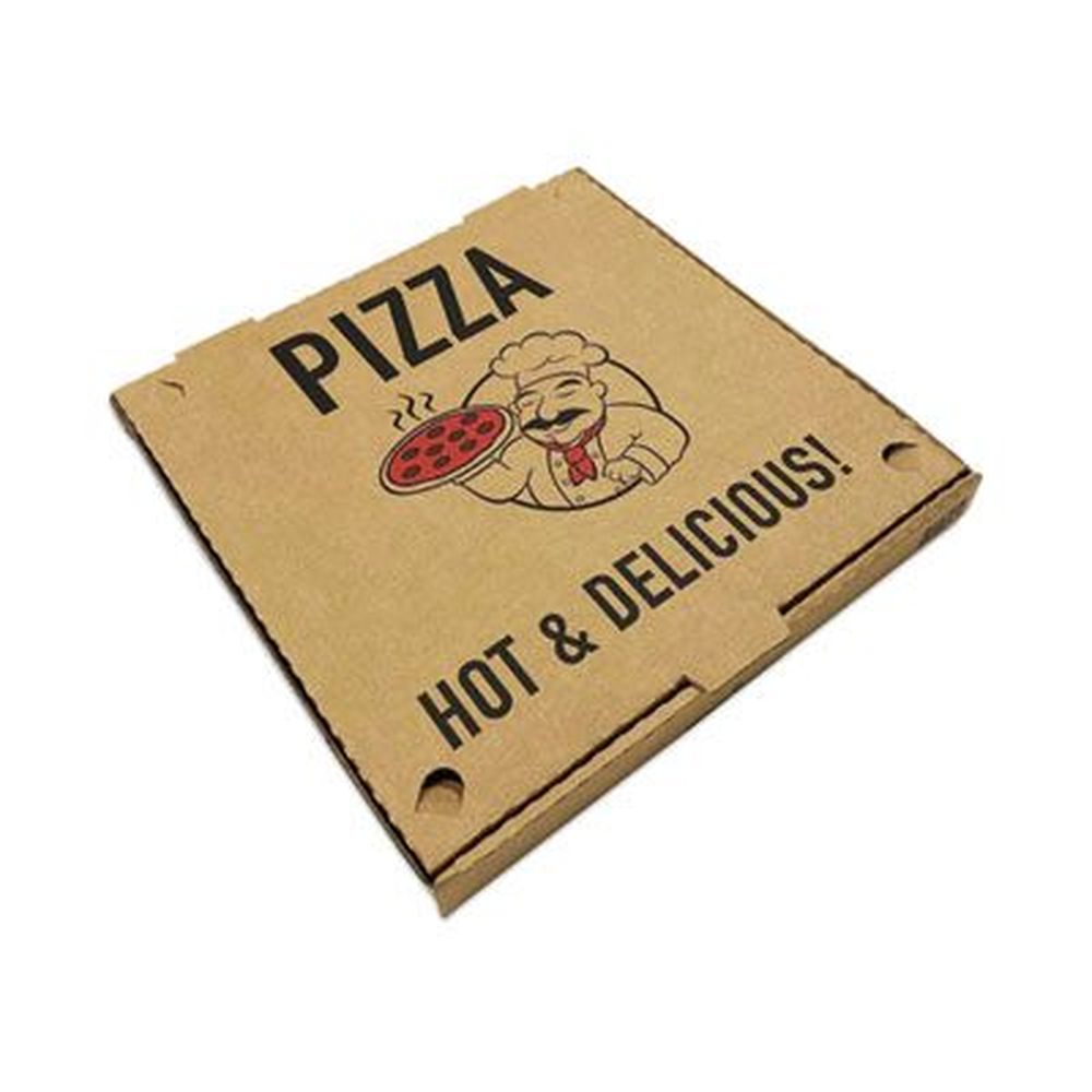 Blutable Kraft Paper Pizza Box, 12 X 12 X 1.75 Inch -- 50 Per Pack