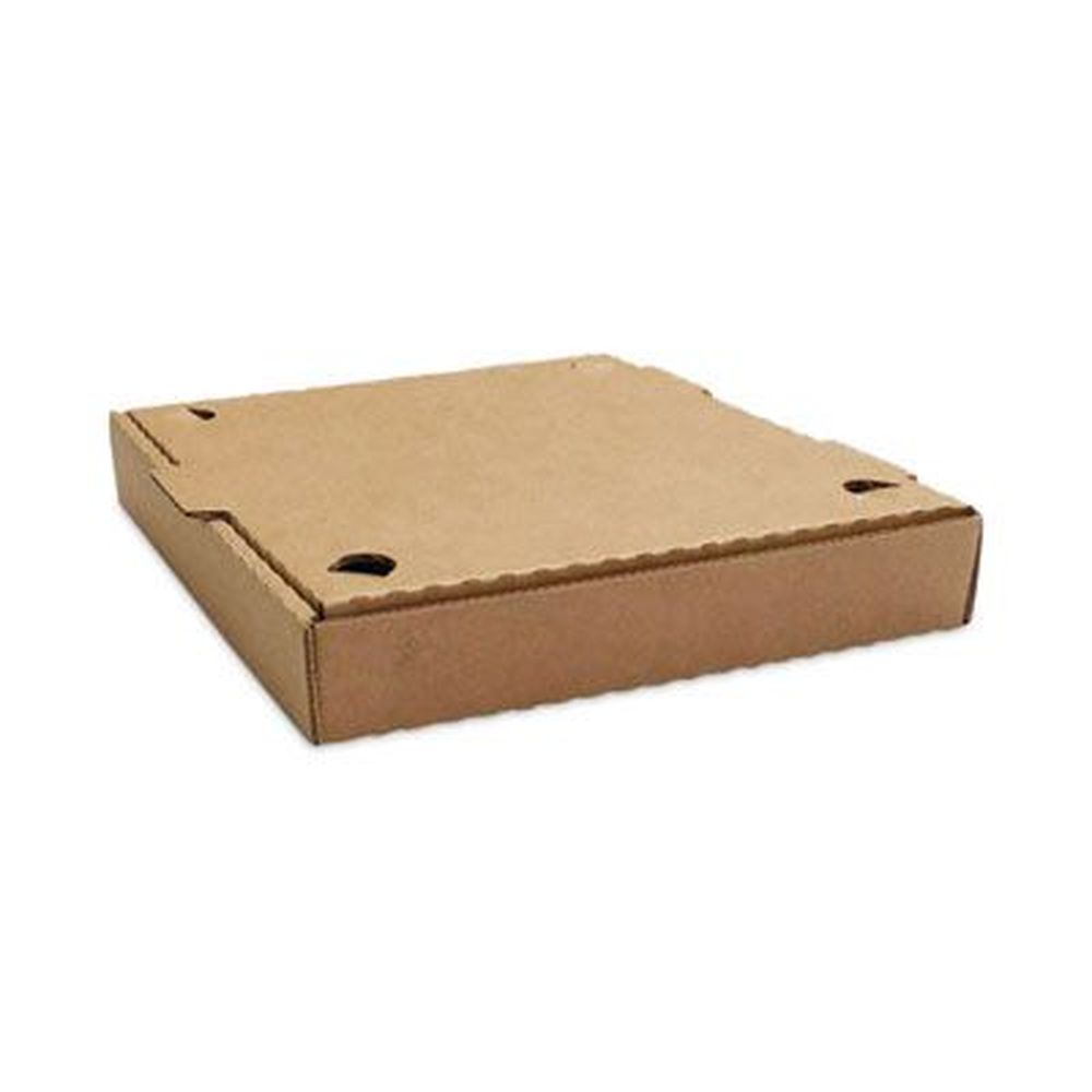 Corrugated Pizza Boxes, 14 X 14 X 1.75, Kraft, 50/Carton