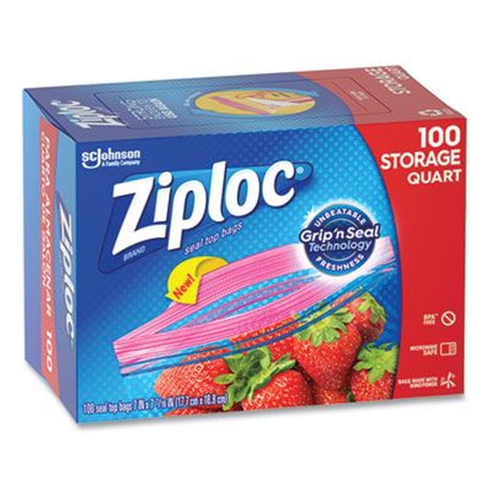 Seal Top Bags, 1 qt, 7.44