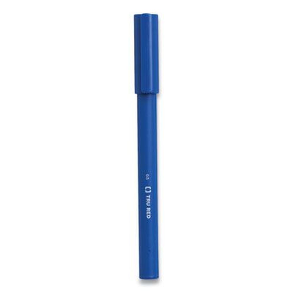 Quick Dry Gel Pen, Stick, Fine 0.5 mm, Blue Ink, Blue Barrel, 5/Pack Quick Dry Gel Pen, Stick, Fine 0.5 mm, Blue Ink, Blue Barrel, 5/Pack