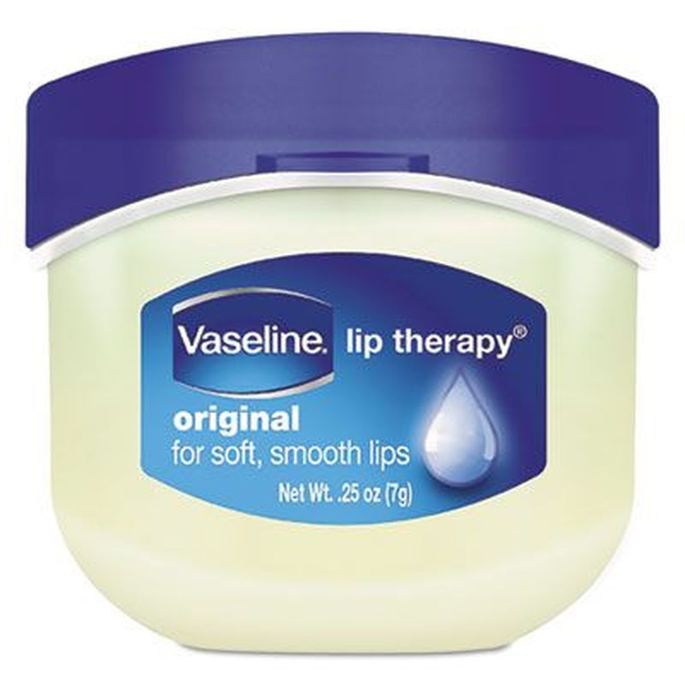 Vaseline Original Lip Therapy in Plastic Flip Top Container, 0.25 Ounce