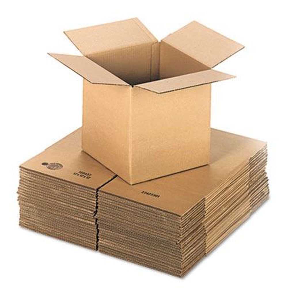 Universal Brown Kraft X Large Cubed Fixed Depth Corrugated Shipping Box, 12 X 12 X 12 Inch -- 25 Per Case