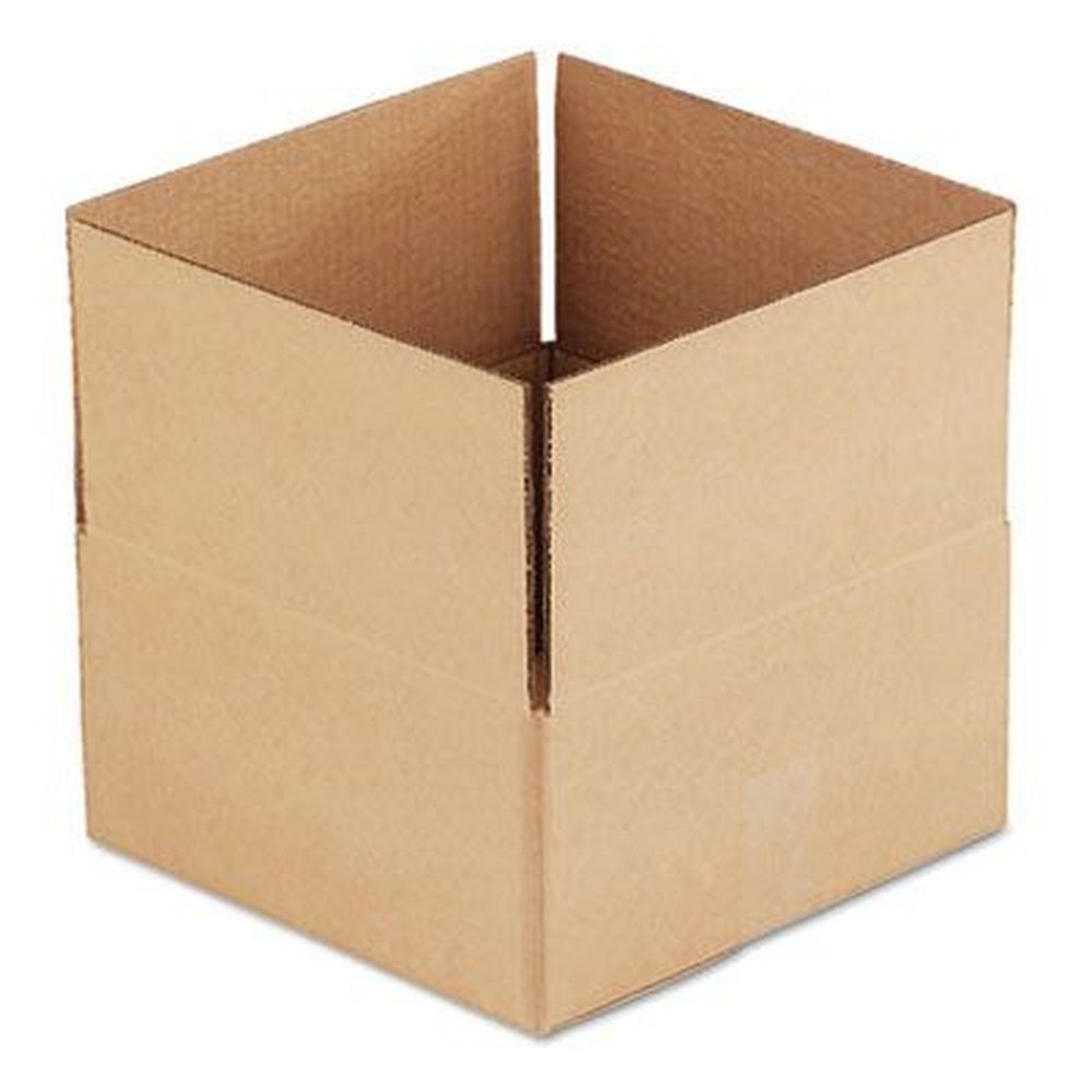 Universal Brown Kraft Fixed Depth Corrugated Shipping Box, 12 X 12 X 6 Inch -- 25 Per Case