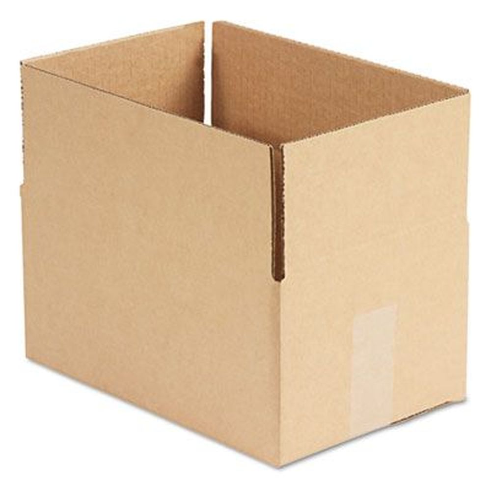 Universal Brown Kraft Medium Cubed Fixed Depth Corrugated Shipping Box, 8 X 12 X 6 Inch -- 25 Per Case