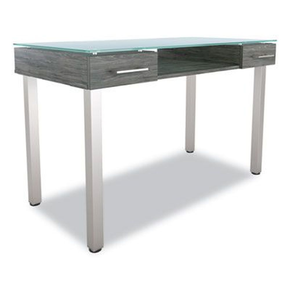 Prestige Glass Writing Desk, 47.1 Prestige Glass Writing Desk, 47.1