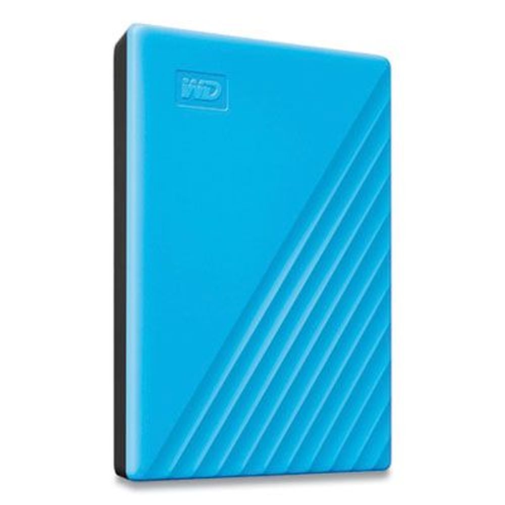 Wd Sky Blue Usb 3.2 My Passport External Hard Drive