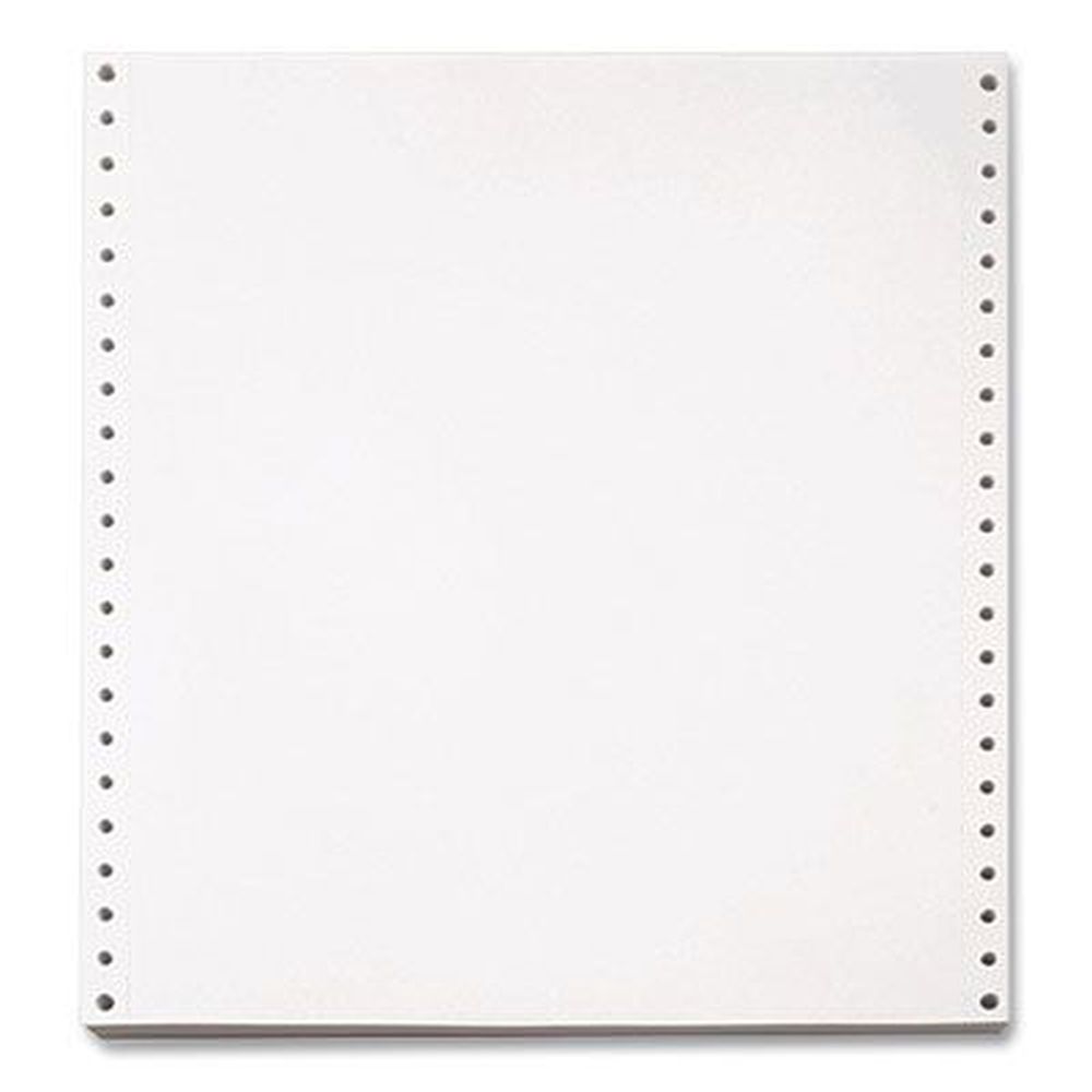 Willamette White 1-part Blank Continuous Paper, 20 Pound Bond Weight, 9.5 X 5.5 Inch -- 5400 Per Case