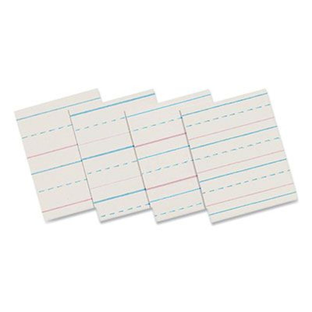 Pacon Two-sided 1/2 Inch Long Rule Multi-program Handwriting Paper, 30 Pound Bond Weight -- 500 Per Pack
